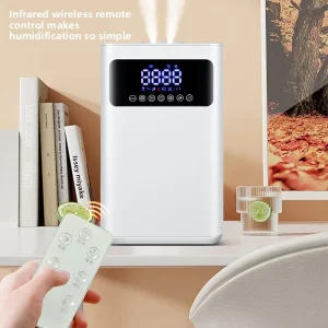 Warm Mist Humidifier 6L Large Capacity Smart Constant Humidity AC Powered with Timing Function Low Noise Household Use