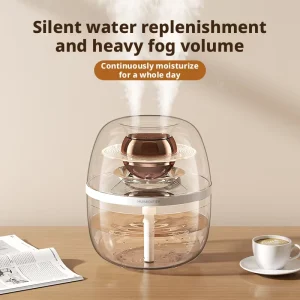 Warm Mist Humidifier Mist Humidifier Dual Nozzle Heavy Fog Ultrasonic Humidifier Silent Humidifier With Night Light