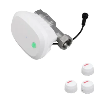 Water Leak Detector WiFi Water Sensor Leak and Smart Water Valve with Gateway Smart Home Security System Wireless Home Kit