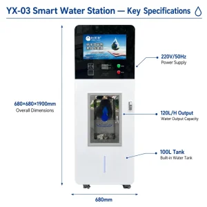 Water Vending Machine Cold Water Vending Reverse Osmosis Filter Nigeria Ghana 220V 24H OEM Coin Smart IoT UV 4G