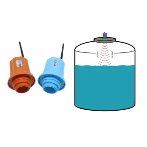 Waterproof 4G LTE NB IoT LoRaWAN Ultrasonic Level Sensor for Grain Silo Water Fuel Tank Monitoring