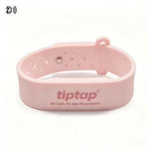 Waterproof Adjustable Silicone RFID Bracelet 13.56Mhz Rewritable NFC Smart Mini Wrist Tag Custom QR for Safety Management