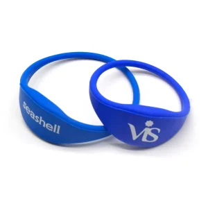 Waterproof Adjustable Smart Wristband 13.56mhz Silicone Bracelets