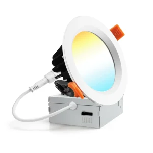 Waterproof Anti glare RGB / RGBW LED Downlight Ceiling Spots 12V 24V Smart Home 4 5 Wires Recessed LED Down Light 8W 12W 15W 20W