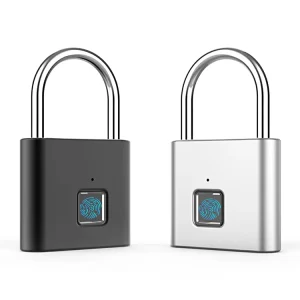 Waterproof Anti-theft Fingerprint Identification Zinc Alloy Smart Padlock, Door Fingerprint Padlock