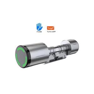 Waterproof App Smart Euro Cylinder Door Lock Easy Installation RFID Card Smart Key Entry Electronic Lock