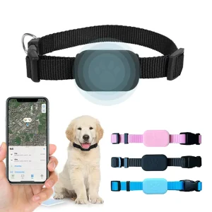 Waterproof Cat and Dog GPS Pet Tracker Collar Smart Locator Anti Lost Device with FindMy for Apple IOS