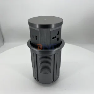 Waterproof IP44 16A Motorized Pop Smart Lifting Socket 2 Ports USB Type A C for Speaker Wireless Charging Smart Home Plug