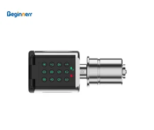 Waterproof IP66 US Standard Mortise Cylinder Lock TTlock Code Fingerprint ANSI Standard Deadlatch Deadlock Hookbolt Smart Lock
