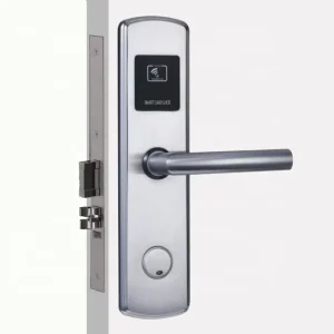 Waterproof Magnetic Stainless Steel 304 Anti-Theft Security Lock Mechanical Key Card Access Luxury Hotel Use AA Battery Operated