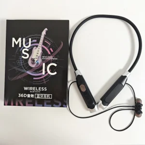 Waterproof Neckband Wireless Earphones Digital Display Super Bass Long Playtime Type-C Fast Charging Sports Headset with Mic