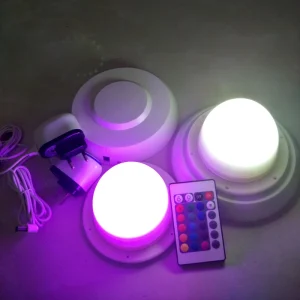 Waterproof RGBW 16 Colors Wireless LED Induction Light Remote Control 15W-400W for Home Outdoor