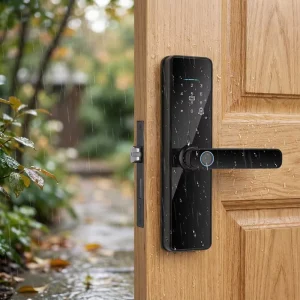 Waterproof S811 Fingerprint Tuya Lock TTlock Wi Fi Zigbee Access Intelligent Card Key Smart Door Lock for Hotel Office Apartment