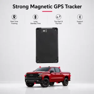 Waterproof Smart GPS Asset Tracker ES420 LTE Cat M1 NB2 7800mAh Magnetic with Vibration Detection for Trucks