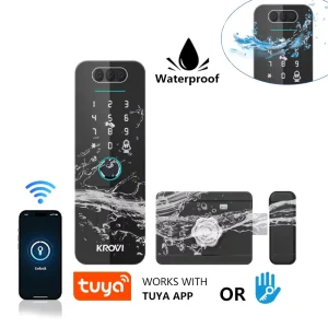 Waterproof Smart Lock Multiple Unlock Security for Iron Door Smart Face Recognition WiFi Digital Deadbolt Lock