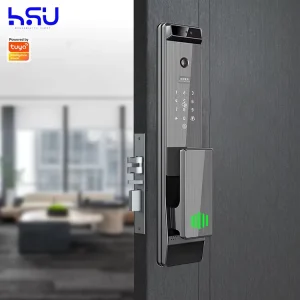 Waterproof Tuya Ttlock App Fingerprint Smart Digital Lock Slim Smart Door Lock With Durable Cylinder for Multiple Type Door