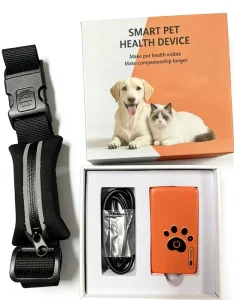 Wearable Pet Health Monitor Real Time Heart Rate Sleep Activity Tracking Pet Smart Collar