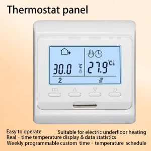 Weekly Programmable Floor Heating Thermostat For Electric Heating Cable Mat Heating Film