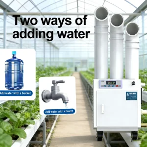 Wetwells MCH 35 New Electric Industrial 3 Tube Ultrasonic Humidifier 3500W Power 35kg h Capacity for Cold Storage Preservation