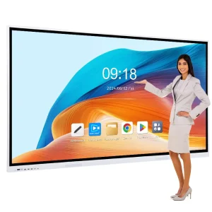 Whale Screens 65 75 86 100 Inch 4K Display Smart Board Touch Screen Digital School Teaching Flat Panel Interactive Whiteboard