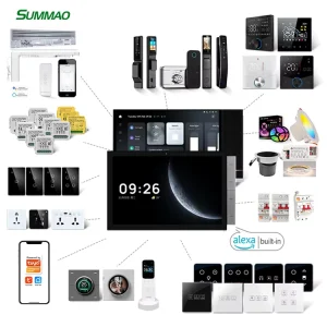 Whole House Smart Wall Central Control Panel Zigbee Wifi Gateway Smart Switch WiFi Smart Product Kit