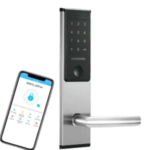 Wi Fi Smart Lock Ttlock Keyless Entry Electronic Keypad for Aluminum Wood Steel Doors Smart HOME Integration Cloud Data Storage