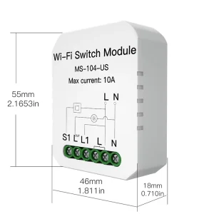 Wi-Fi Tuya Smart Life Wifi Switch Module Home Automation Products for European Market