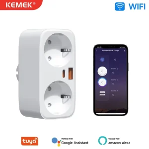 WiFi 25W GaN Charging Adaptor for Intelligent Home Appliances Smart Power Socket