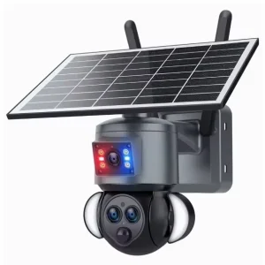 WiFi 4G 3 Lens 15x Zoom Home Security Camera Outdoor Wireless Bullet and ball Linkage Camera Infrared