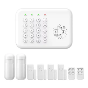 WiFi 4G Alexa Tuya Smart Life Home Alarm Security System Kit ABS PIR Motion Sensor with 10m Detection Home Automation Protection