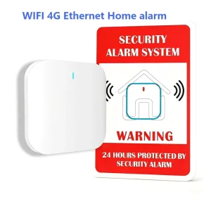 WiFi 4G Ethernet GSM ABS Intruder Alarm System with App Control Long Range 500 800m Cloud CMS Monitoring