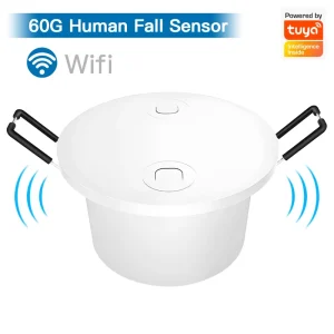 WiFi 60G Millimeter Wave Radar Fall Detector Ceiling Mount Smart Human Presence Sensor Alarm for Elderly Care Nursing Home