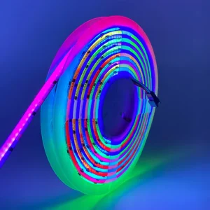 WiFi APP Control RGBIC COB LED Strip Music Sync Alexa Google Home Compatible Dream Color WS2811 12V 24V Smart Home Lighting