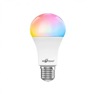 Factory Direct Aluminum WiFi A19 LED Smart Light Bulb with Alexa Voice Control, Remote Timer, Dimming and Color Changing, for Gardens