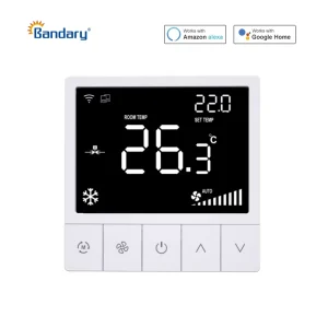 WiFi Digital HVAC RS485 Modbus 2 or 4 Pipe Modulating Fan Coil Thermostat Programmable Smart Room Thermostat Temperature