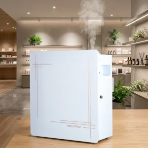 WiFi Electric Oil Diffuser Machine Fan air Aroma Diffuser Waterless New Arrival HVAC Scent air Machine for Aromatherapy