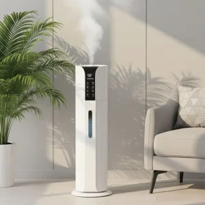 WiFi Enabled Humidifier with Touch Screen 9L Large Tank App & Remote Control for Home and Hotel Quiet Ultrasonic Operation