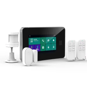 WiFi GSM 4G CID Alarm System Home Burglar Alarm System Kit 4.3 Inch Touch Screen Panel Alarm System Package