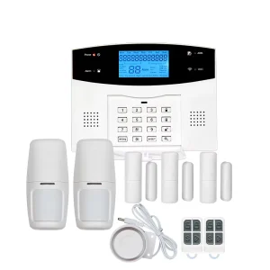 WiFi GSM PSTN 433 Mhz Alarm System with 110db Siren IP Camera