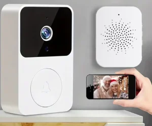 WiFi HD Video Door Phone Smart Camera Doorbell with Chime Battery Powered Doorbell Camera Wifi Video Doorbell