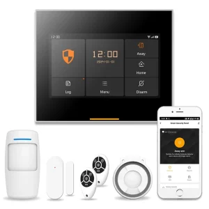 WiFi Home Burglar Security Alarm System Wireless 433MHz 4.3 inch Display Screen Full Touch Control OTA Online Upgrade