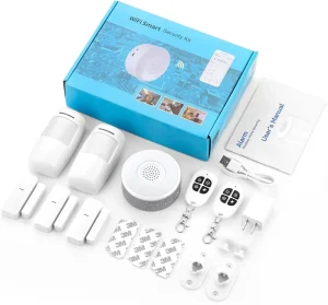 WiFi Home Security System with for Bluetooth Alarm System & Door Sensor High tech Home Security Solution Break in Alarm