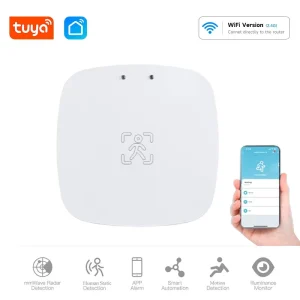 WiFi Human Presence Sensor Smart Radar Wave Human Presence Sensor Home Security System Body Motion Sensor Control
