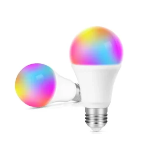 Smart WiFi Light Bulb with IPS Display, App-Controlled, Multicolor, for Home, Hotel, and Outdoor Use
