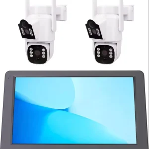 WiFi Outdoor Camera WS1022 Wireless Security Monitoring System with Night Vision and 2 Way Audio