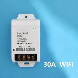 WiFi Smart 30A High Power Touch Panel Socket Home Automation for Lamps & Lanterns App Remote Control Smart Home System