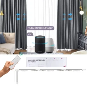 WiFi Smart Curtain Kit AI Speaker Control Optional 4.2m