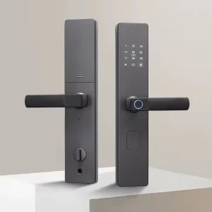 WiFi Smart Electric Digital Door Locks App Control Waterproof Fingerprint Door Handle Wood/Steel/Stainless Steel