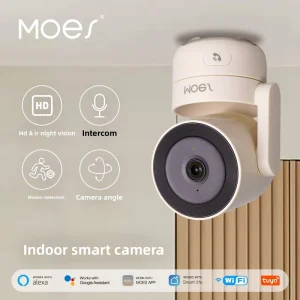 WiFi Smart Home Indoor PTZ 4MP USB Powered Security Camera App Control Infrared Night Vision Alarm Detection Motion Monitor