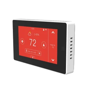 WiFi Smart Home Programmable Thermostat Touch Screen Thermostat 24Vac System Heat Pump for Home Hospital